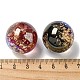 Gradient Color Transparent Resin Beads with Gold Foil(FIND-Z030-12)-3