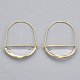 Brass Hoop Earrings(EJEW-T007-04G-02-NF)-1