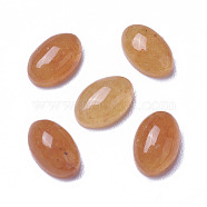 Natural Red Aventurine Cabochons, Oval, 6x4x2~3mm(G-F605E-07A)