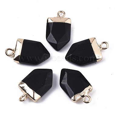 Natural & Synthetic Mixed Gemstone Pointed Pendants(G-N326-34)-2