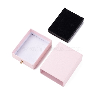 Boîte à bijoux rectangle papier tiroir(CON-C011-02D)-3