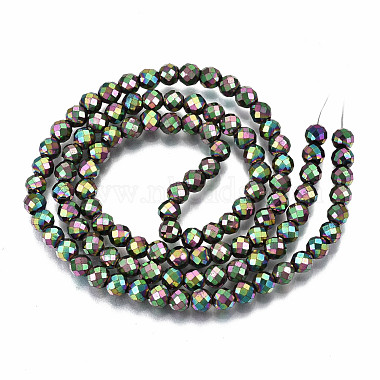 Chapelets de perles en hématite synthétique sans magnétiques(G-T114-60B-06)-2