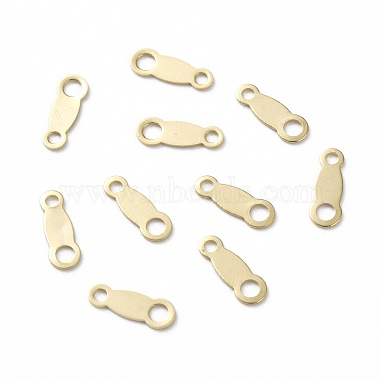 Real 24K Gold Plated Brass Chain Extender Connectors