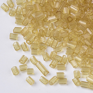 8/0 Two Cut Glass Seed Beads(SEED-S033-11A-01)-2