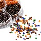 7 Colors Glass Round Seed Beads(SEED-YW0001-24B-02)-4