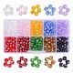 500Pcs 10 Style Baking Paint & Electroplate Glass Beads(EGLA-YW0001-20A)-1