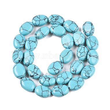 Synthetic Turquoise Beads Strands(G-M206-43)-2