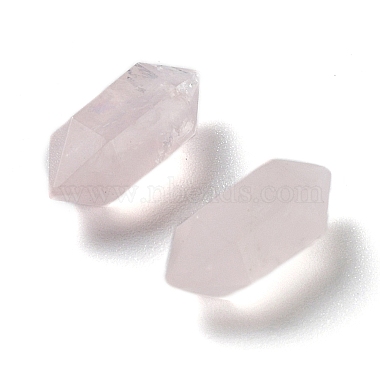 Natural Rose Quartz Double Terminal Pointed Beads(G-G012-13)-2