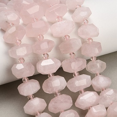 Natural Rose Quartz Beads Strands(GG-CBAC18C-A02-02)-1