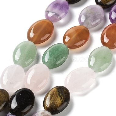 Oval Mixed Stone Beads