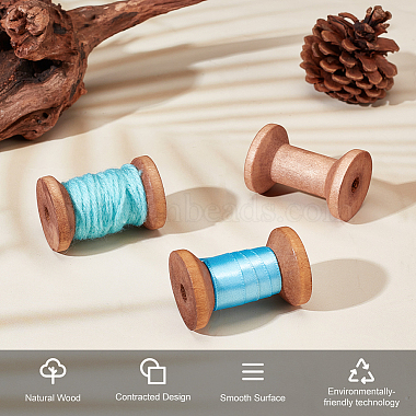 Wooden Empty Spools for Wire(TOOL-WH0125-86)-4