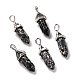 Synthetic Black Imperial Jasper Pendants(G-K329-19P)-1