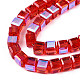 Electroplate Transparent Glass Beads Strands(EGLA-N002-28-H01)-3