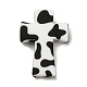 Cross with Cow Silicone Focal Beads(SIL-G006-02D)-1