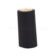 PVC Heat Shrinkage Film, Red Wine Sealing Film, Column, Black, 61x32x29.5mm, Inner Size: 32mm(DIY-WH0195-22F)