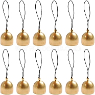 Brass Small Bell Pendant Decorations, for Christmas Tree Party Decor Bells, Golden, 28.5mm(PW-WG93980-01)