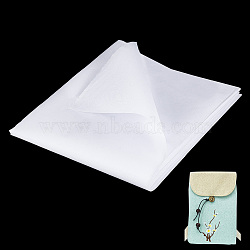 Fusible Cut Away Stabilizer, Backing Interlining for Machine Embroidery, White, 1000~1130x1000~1030mm, 1 sheet/bag(DIY-WH0056-35B)