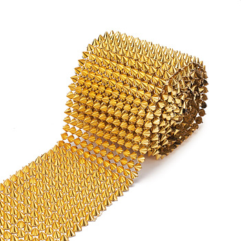 Resin Rivets, Cone, Gold, 100x6mm, 2yards/bag