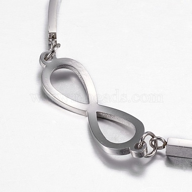 304 Stainless Steel Link Bracelets(X-STAS-F025-11)-3