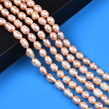 Natural Cultured Freshwater Pearl Beads Strands(PEAR-N012-06B)-6
