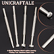 Unicraftale 4Pcs 4 Styles Stainless Steel Leather Carving Printing Tool(TOOL-UN0001-41)-5