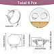 4Pcs Brass Adjustable Ring Components(KK-SC0007-03)-2