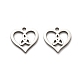 Valentine's Day 316 Surgical Stainless Steel Charms(STAS-H190-15P-04)-1