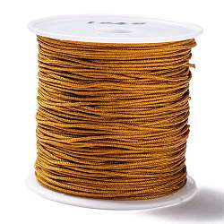 Nylon Thread Cord, DIY Braided Ball Jewelry Making Cord, Orchid, 0.8mm, about 10m/roll(10.93yards/roll)(NWIR-NS018-0.8mm-014)