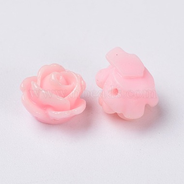 Rose Flower Opaque Resin Beads(X-CRES-B1029-A02)-2