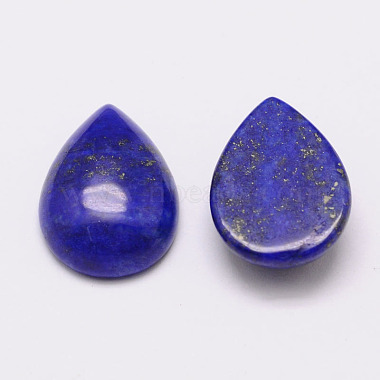 Cabochons de lapis lazuli naturel en forme de larme teints(X-G-K026-02)-2