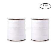 PandaHall Elite Paper Cords for DIY Jewelry Making, Paper Twine, White, 6mm, about 99.51 yards(91m)/roll(OCOR-PH0003-17)