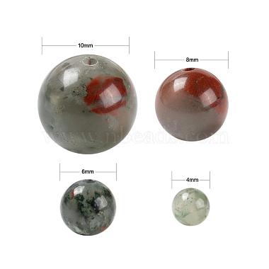 340шт 4 размера бусины из натурального африканского кровавого камня(G-LS0001-32)-3