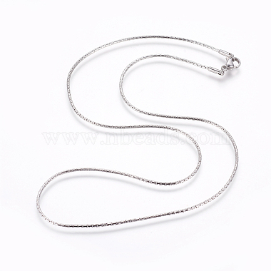 304 из нержавеющей стали coreana цепи ожерелья(NJEW-L160-007P)-2