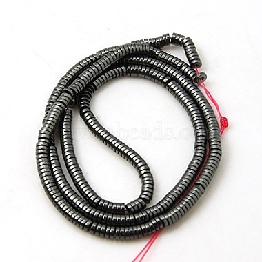 Non-magnetic Synthetic Hematite Beads Strands(G-E165-3x1mm-1)-2