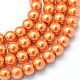 Baking Painted Glass Pearl Bead Strands(HY-Q003-3mm-36)-1