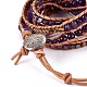 5-Loops Leather Cord Wrap Bracelets(BJEW-I276-02)-3