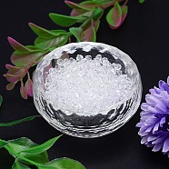 Faceted Imitation Austrian Crystal Bead Strands, Grade AAA, Bicone, Clear, 6x6mm, Hole: 0.7~0.9mm, about 360pcs/bag(G-M180-6mm-01B)