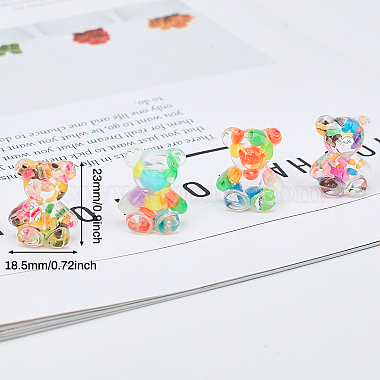 Candy Color Transparent Resin Cabochon(RESI-CA0001-05)-4