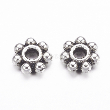 Tibetan Style Alloy Daisy Spacer Beads(X-LF0991Y-AS-RS)-2