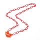 Personalized ABS Plastic Cable Chain Necklaces(NJEW-JN03476)-2
