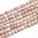 Electroplate Natural Sunstone Beads Strands(G-K256-17-4mm)-1