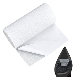 TPR(Thermoplastic Rubber) Antiskid Adhesive Film, Flat, Clear, 100x0.7mm, 1.09 yards(1m)/sheet(FIND-WH0082-84B)