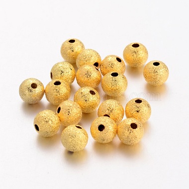 Perles en laiton texturées(EC248-NF-M)-2