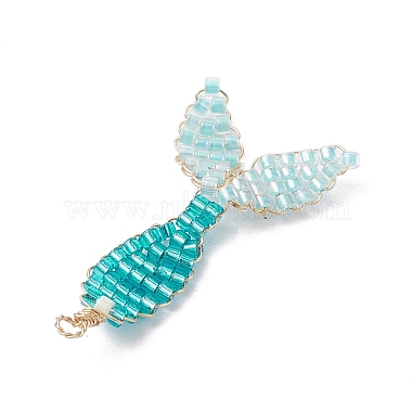 3Pcs 3 Colors Seed Beads Beaded Pendants(PALLOY-MZ00222)-4