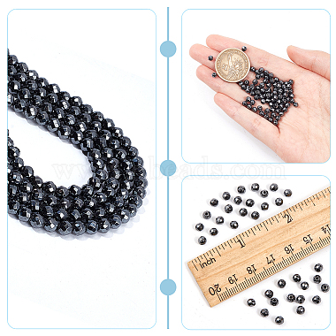 2Strands Non-magnetic Synthetic Hematite Beads Strands(G-NB0005-01A)-4