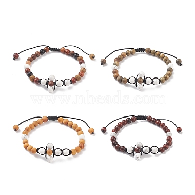 Mixed Color Wood Bracelets