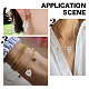 8pcs 2pendentifs en laiton de style incrusté de zircone cubique transparente(ZIRC-AR0001-23)-6