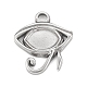 304 Stainless Steel Pendant Cabochon Settings(STAS-F287-59P)-1