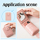 Crocodile Pattern PU Leather Mini Lipstick Makeup Pouch with Mirror(AJEW-WH0314-228A)-5