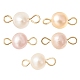 Natural Cultured Freshwater Pearl Connector Charms(PALLOY-YW0001-52)-1